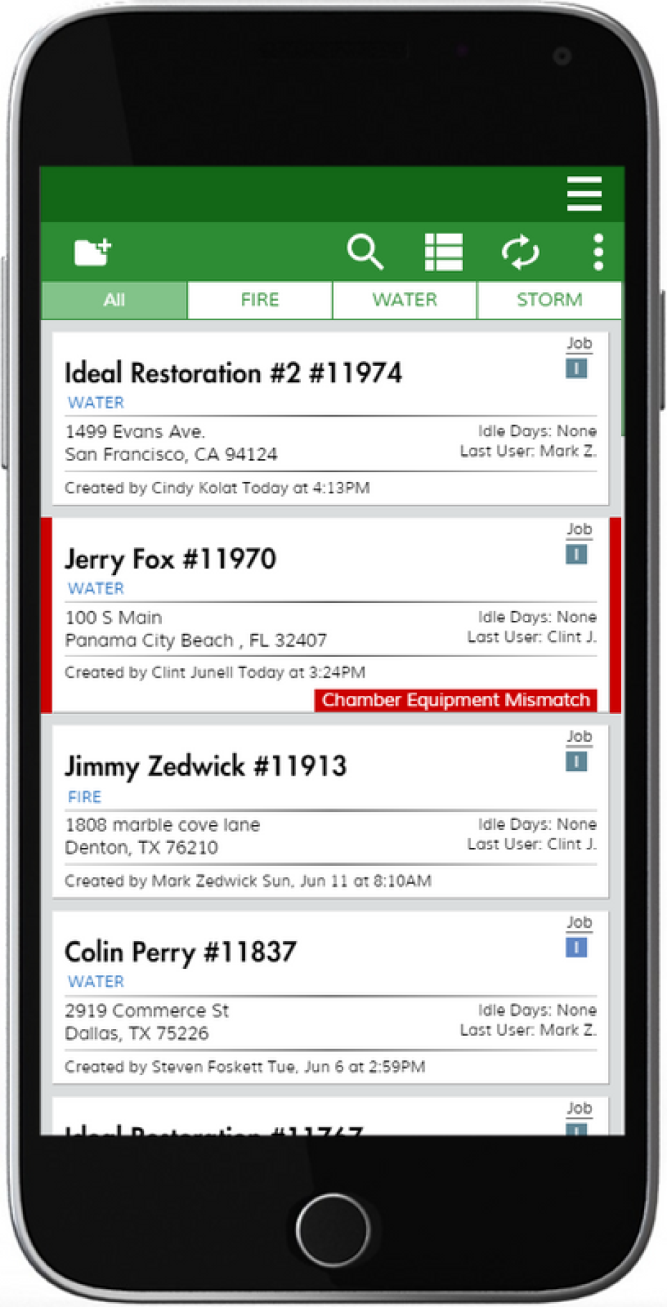 screenshot of Job Dox